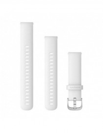 Ремінець Garmin Quick Release 18 мм White Silicone (Silver)