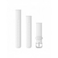 Ремінець Garmin Quick Release 18 мм White Silicone (Silver)