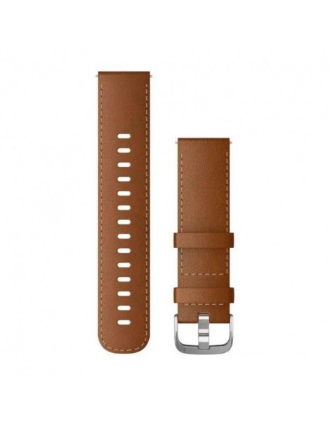 Ремінець Garmin Quick Release 22 мм Brown Leather (Silver)