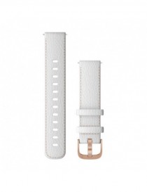 Ремінець Garmin Quick Release 18 мм White Leather (Rose Gold)
