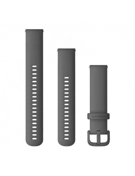 Ремінець Garmin Quick Release 20 мм Shadow Gray Silicone (Venu Sq)