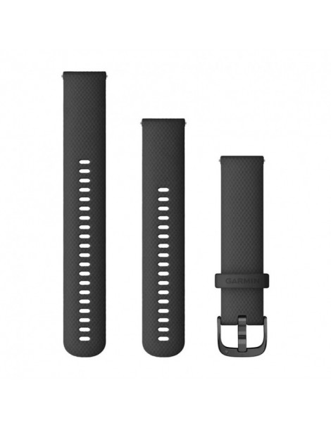 Ремінець Garmin Quick Release 20 мм Black Silicone (Slate)