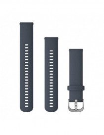Ремінець Garmin Quick Release 20 мм Blue Granite Silicone (Silver)