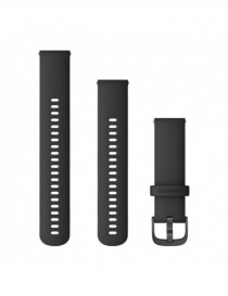 Ремінець Garmin Quick Release 22 мм Black Silicone (Gunmetal)