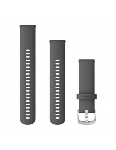 Ремінець Garmin Quick Release 22 мм Shadow Gray Silicone (Stainless)