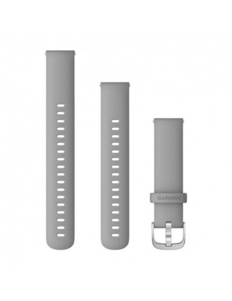 Ремінець Garmin Quick Release 18 мм Powder Gray Silicone (Stainless)