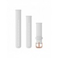Ремінець Garmin Quick Release 18 мм White Silicone (Rose Gold)