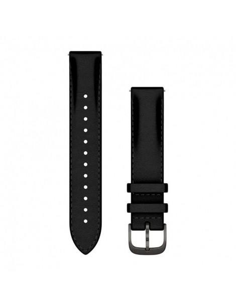Ремінець Garmin Quick Release 18 мм Black Leather (Brushed Slate)