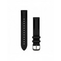 Ремінець Garmin Quick Release 18 мм Black Leather (Brushed Slate)