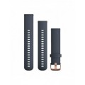 Ремінець Garmin Quick Release 20 мм Blue Granite Silicone (Rose Gold)