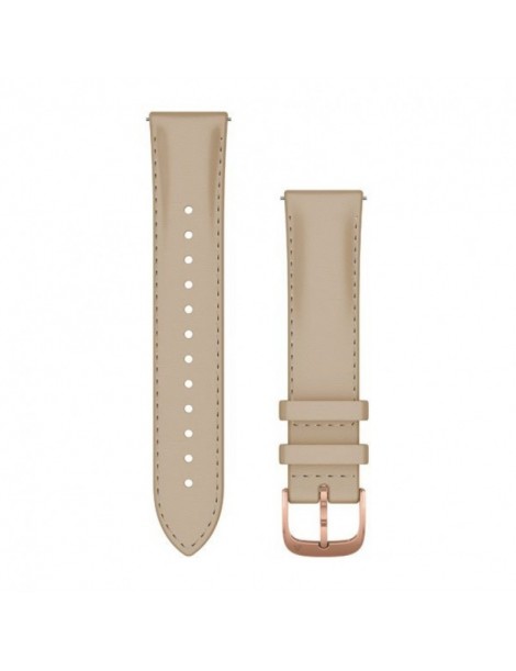 Ремінець Garmin Quick Release 20 мм Beige Leather (Rose Gold)