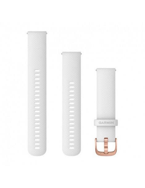 Ремінець Garmin Quick Release 20 мм White Silicone (Rose Gold)