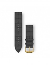 Ремінець Garmin Quick Release 20 мм Italian Black Alligator Leather