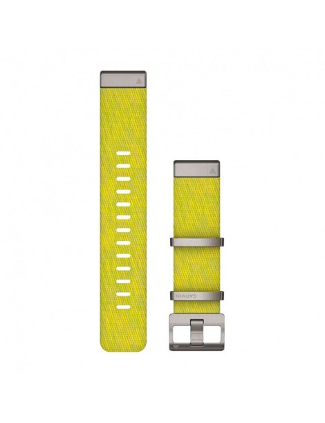 Нейлоновий ремінець Garmin MARQ Jacquard Yellow/Green