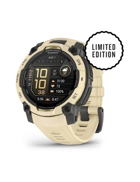 Garmin Instinct 3 AMOLED (45 мм) Цитрин з ремінцем цитрин - смарт-годинник