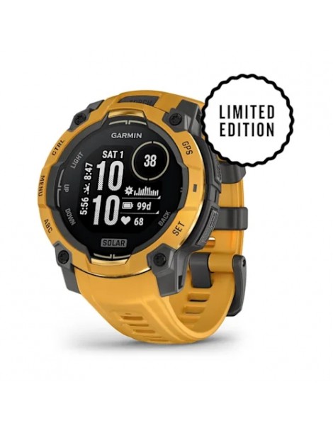 Garmin Instinct 3 Solar (45 mm) Sunburst з ремінцем sunburst/grey - смарт-годинник