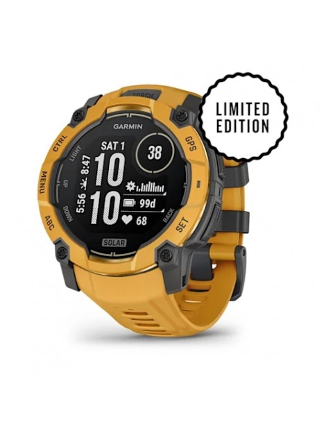 Garmin Instinct 3 Solar (50 мм) Sunburst з ремінцем sunburst/grey - смарт-годинник