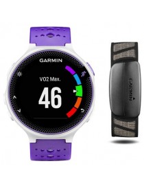 Garmin Forerunner® 230 (GPS, Purple & White Bundle)