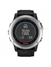 Garmin fenix 3 HR – Silver Edition with black silicone band