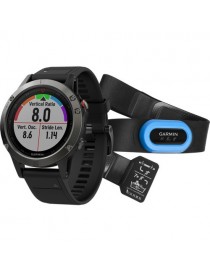 Garmin fenix 5 - Performer Bundle - Slate grey with black band