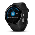 Garmin VIVOACTIVE 3 MUSIC чорні, із чорним силіконовим ремінцем