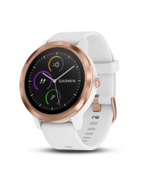 Garmin vivoactive 3 золотисті з білим ремінцем