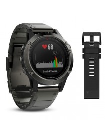 Garmin fenix 5 Sapphire - Slate grey with metal band