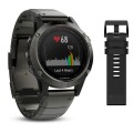 Garmin fenix 5 Sapphire - Slate grey with metal band