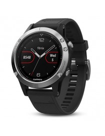 Garmin fenix 5 - Silver з чорним ремінцем