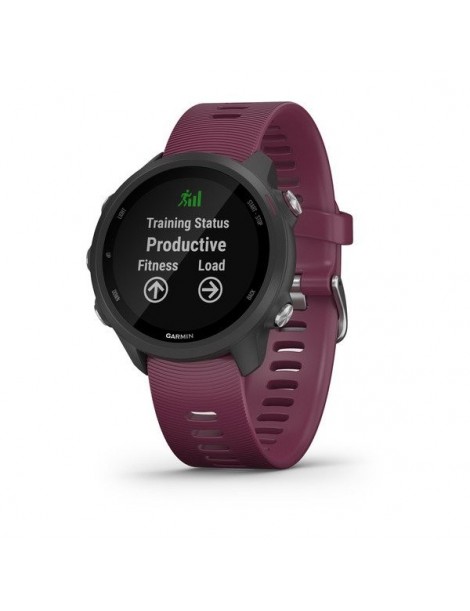 Garmin FORERUNNER 245 Berry, черные с вишневым ремешком