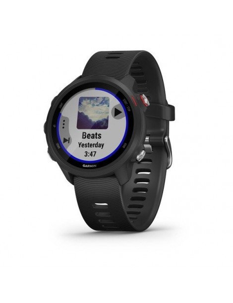 Garmin FORERUNNER 245 MUSIC черные с черным ремешком