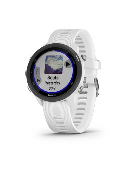 Garmin FORERUNNER 245 MUSIC белые с белым ремешком