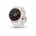 Garmin fenix 6S PRO - Rose Gold-tone with White Band