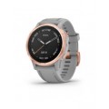 Garmin fenix 6S SAPPHIRE - Rose Gold-tone with Powder Gray Band