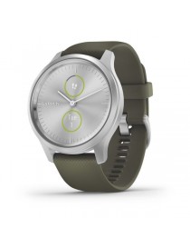 Garmin vivomove Style, Silver-Moss Green, Silicone