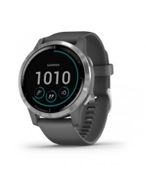 Garmin vivoactive 4 серые с серебристым безелем