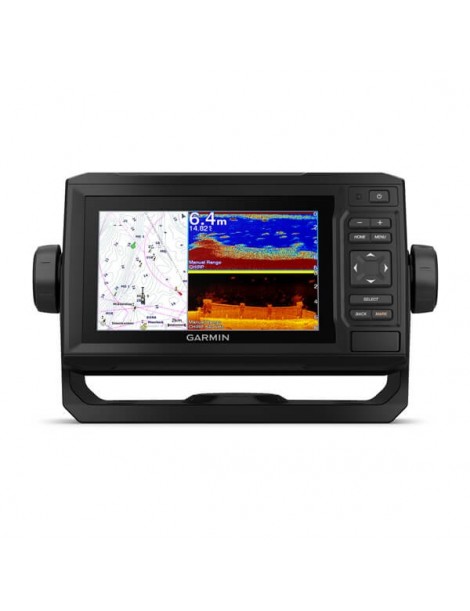 Garmin ECHOMAP UHD 62cv - 6" ехолот-картплоттер з датчиком GT24 xdcr (CHIRP, ClearVu) та WiFi