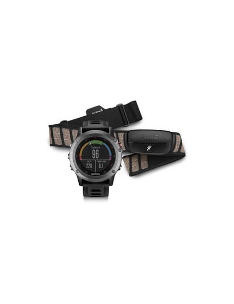 Портативний навігатор Garmin fenix® 3, Gray Performer Bundle