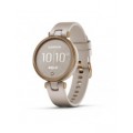 Garmin Lily - Rose Gold Bezel with Light Sand Case and Silicone Band