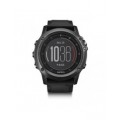 Garmin fenix 3 Sapphire HR – Gray with black silicone band