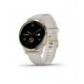 Venu 2S Light Gold Bezel with Light Sand Case and Silicone Band