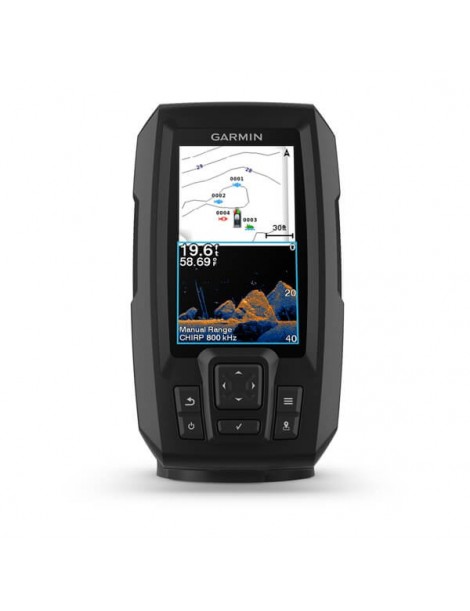 Garmin Striker Vivid 4cv з датчиком GT20 — 4" ехолот з CHIRP, ClearVu та GPS-антеною