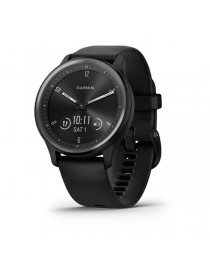 Garmin vivomove Sport Black Case and Silicone Band with Slate Accents