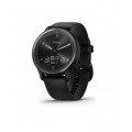 Garmin vivomove Sport Black Case and Silicone Band with Slate Accents