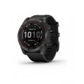 Garmin fenix 7X Sapphire Solar Carbon Gray DLC Titanium with Black Band