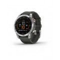 Garmin Epix 2 Slate/Stainless Steel with silicone band