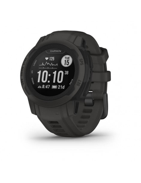 Garmin Instinct 2S Graphite - мультиспортивные смарт-часы с GPS