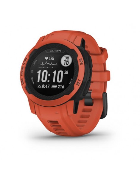 Garmin Instinct 2S Poppy - мультиспортивные смарт-часы с GPS