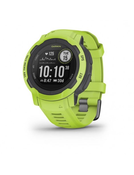 Garmin Instinct 2 Electric Lime - мультиспортивные смарт-часы с GPS