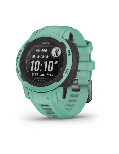 Garmin Instinct 2S Solar Neo Tropic - мультиспортивные смарт-часы с GPS